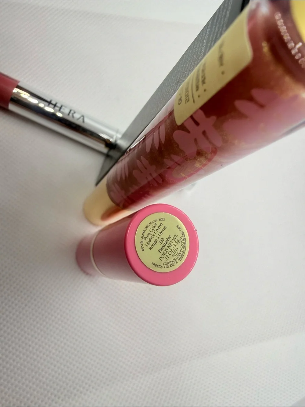 Mixed Lip Product Bundle: Lipstick, Gloss, Balm, Pencil - HERA, Uriage +